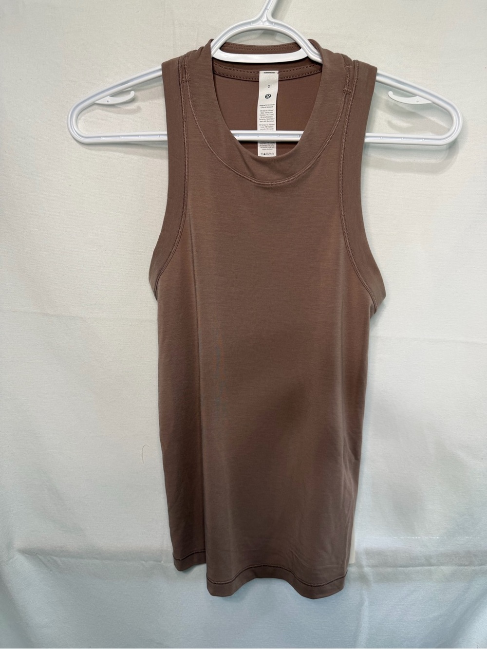 Lululemon NWT Jersey Training Tank - size 2 (ashen rose)